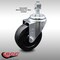 Service Caster 4 Inch SS Soft Rubber Wheel Swivel 12mm Threaded Stem Caster SCC-SSTS20S414-SRS-M1215 - alternate 4